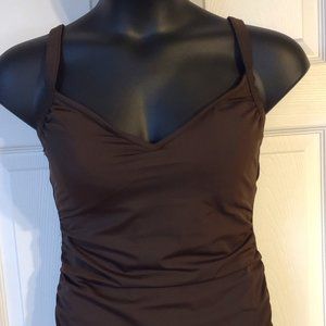 Catalina Brown One-Piece Swimsuit